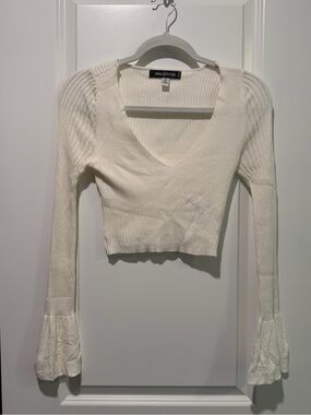 Urban Outfitters Bell Sleeve Crop Top